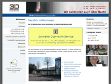 Tablet Screenshot of 3d-messtechnik.de
